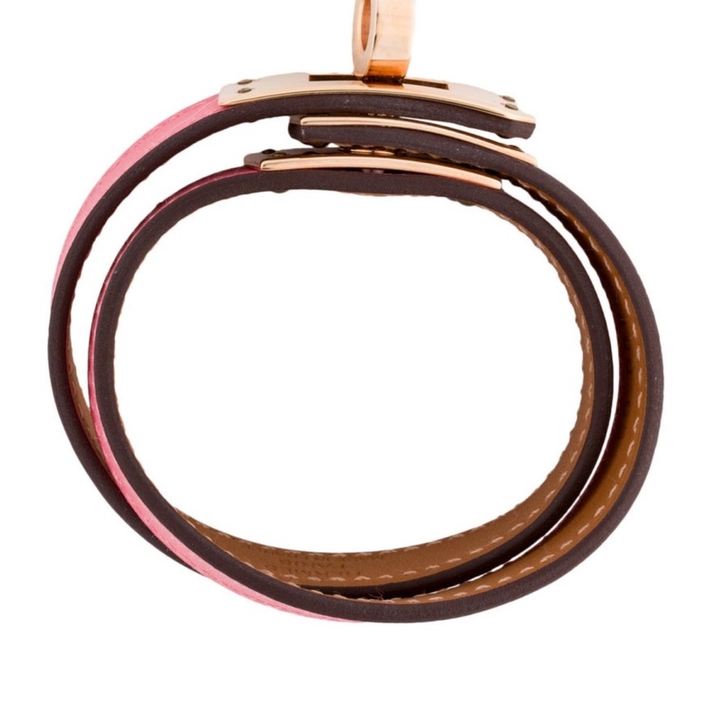 Hermès Kelly Double Tour Bracelet in Pink! ❤️❤️❤️ it! WOWZA!! - Picture 3 of 7